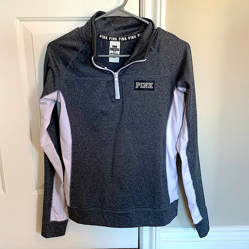 PINK Victoria’s Secret Athletic Quarterzip, size S